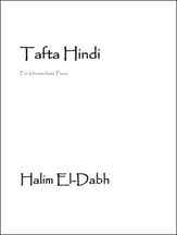 Tafta Hindi piano sheet music cover